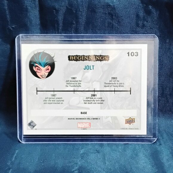 5/$20 Mint 2023 UD Jolt Marvel Beginnings Vol. 2 Series 2 Card 103!! - Picture 2 of 2